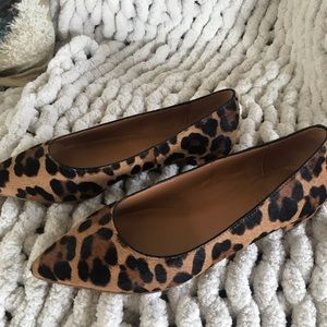 Gorgeous JCrew calf hair flats sold out in stores